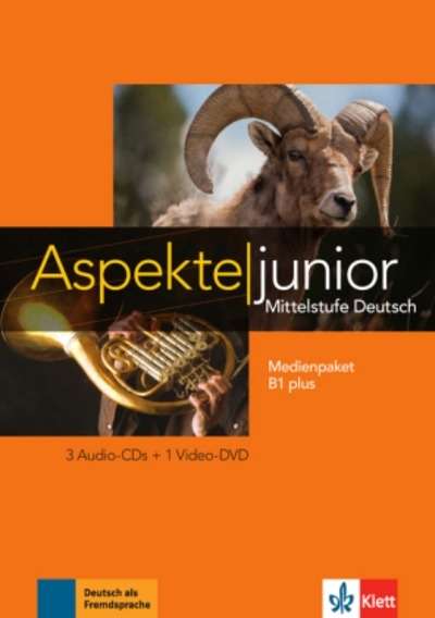 Aspekte junior B1 plus  Medienpaket (3 Audio-Cds+ DVD)