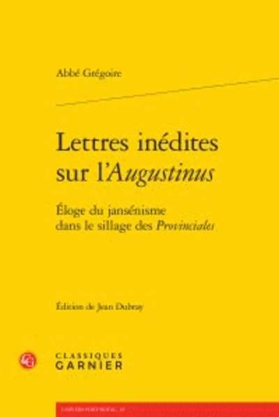 Lettres inédites sur l'Augustinus