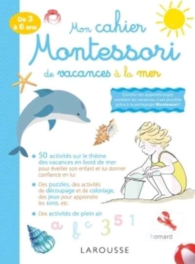 Mon cahier montessori de vacances a la mer