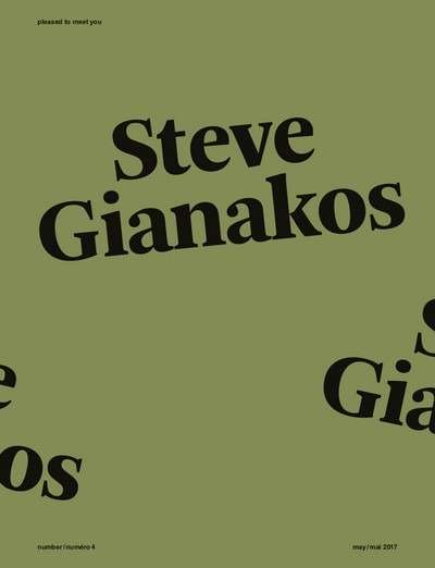 Pleased to meet you : Steve Gianakos