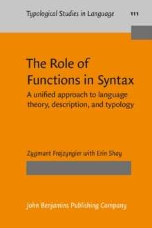 The Role of Functions in Syntax