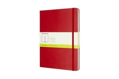 Moleskine Cuaderno clásico - XL - Liso rojo escarlata