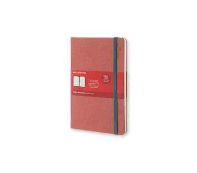 Moleskine Cuaderno Blend- L - Rayas rojo