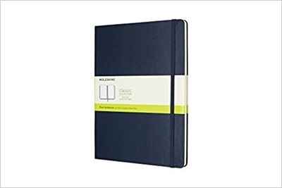 Moleskine Cuaderno clásico - XL - Liso azul zafiro