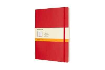 Moleskine Cuaderno Clásico TB - XL - Rayas rojo escarlata