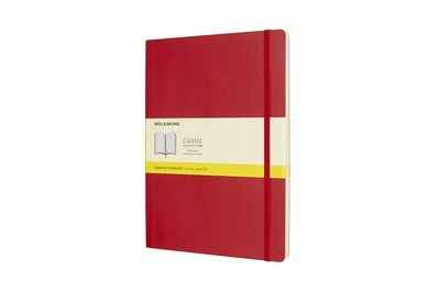 Moleskine Cuaderno Clásico TB - XL - Cuadriculado rojo escarlata