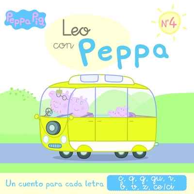 Leo con Peppa 4. Un cuento para cada letra: c, q, g, gu, r (sonido suave), b, v, z, ce-ci (Leo con Peppa Pig 4)