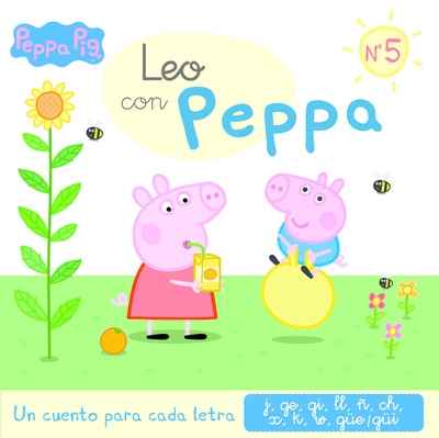 Leo con Peppa 5. Un cuento para cada letra: j, ge, gi, ll, ñ, ch, x, k, w, güe-güi (Leo con Peppa Pig 5)
