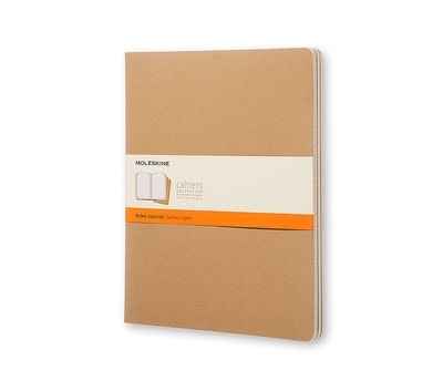 Moleskine Libreta Cahier TB Set de 3 - XXL - Rayas Estraza