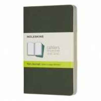 Moleskine Libreta Cahier TB Set de 3 - P - Liso verde mirto