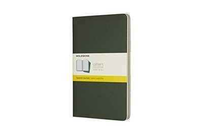 Moleskine Libreta Cahier TB Set de 3 - L - Cuadriculado verde mirto