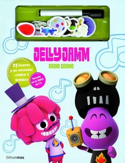 Jelly Jamm. Radio Goomo. Libro con imanes y rotulador