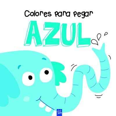 Colores para pegar. Azul