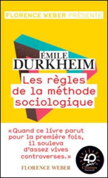 Les regles de la methode sociologique