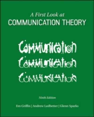 A First Look at Communication Theory