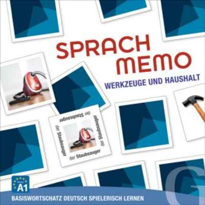 Sprachmemo Deutsch: Werkzeuge Und Haushalt (Spiel)