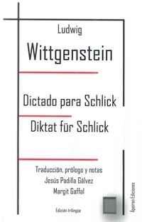 Dictado para Schlick / Diktat für Schlick