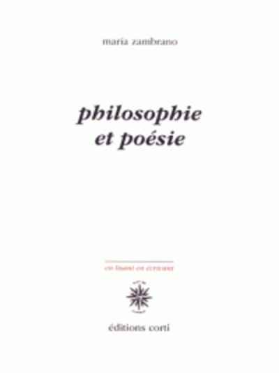 Philosophie et poésie