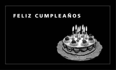 Feliz cumpleaños