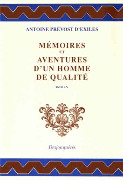 MEMOIRES ET AVENTURES D'UN HOMME DE QUALITE