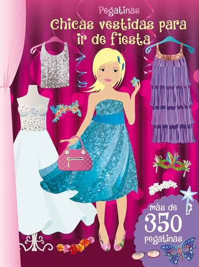 Pegatinas - Chicas vestidas para ir de fiesta