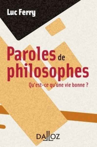 Paroles de philosophes