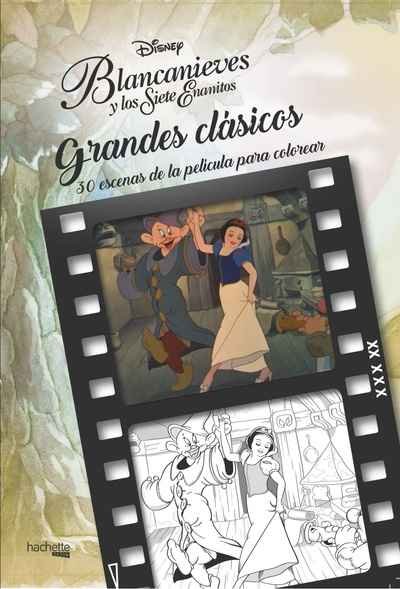 Grandes clásicos Disney para colorear-Blancanieves y los siete enanitos