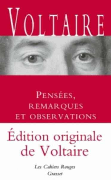 Pensées, remarques et observations