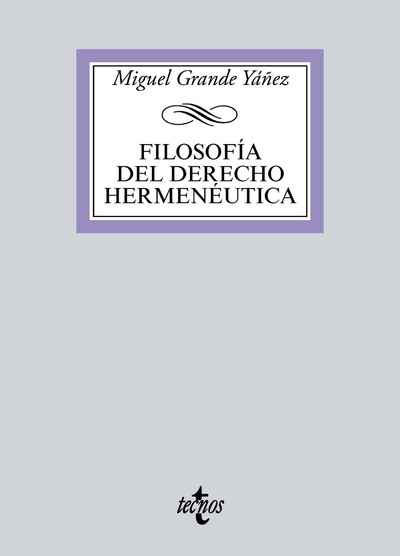 Filosofía del Derecho Hermenéutica