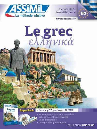 Superpack Le grec - Contient 1 livre, 1 clé USB et 3 CD audio MP3