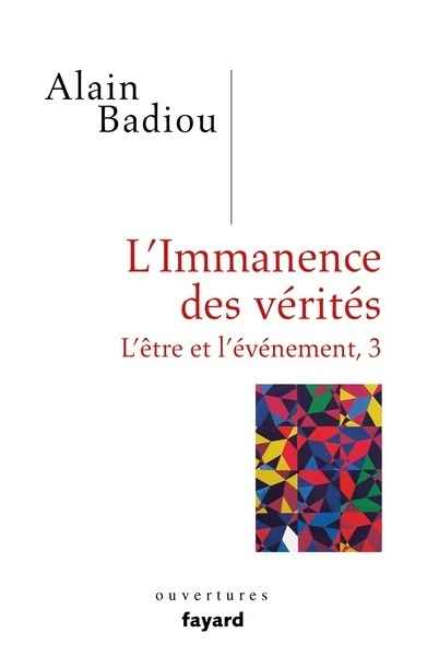 L'Immanence des vérités