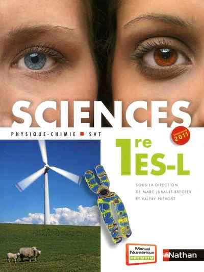Sciences Physique-Chimie SVT 1e ES-L - Programme 2011
