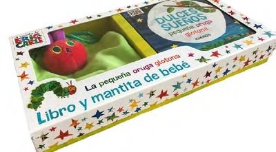 Dulces sueños, libro y mantita de bebé