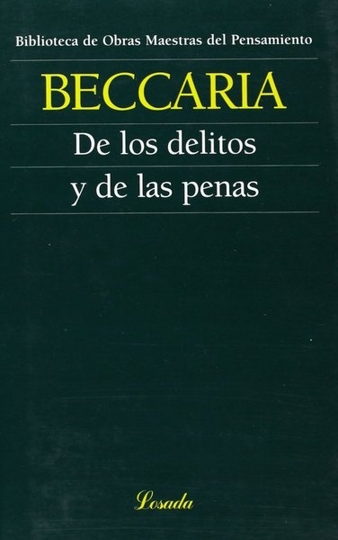 De los delitos y de las penas