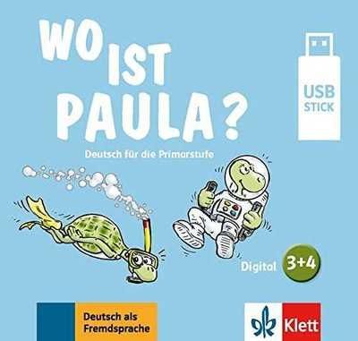 Wo ist Paula?Digital 3+4 Lehrwerk digital auf USB-Stick