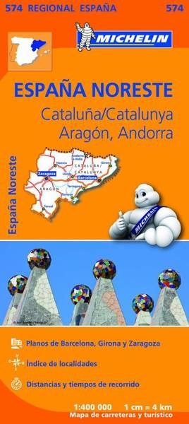 Mapa Regional Cataluña/Catalunya, Aragón, Andorra-574