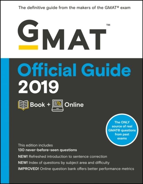 GMAT Official Guide 2019 : Book + Online