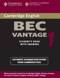 BEC Vantage 1 Student's Book + Key