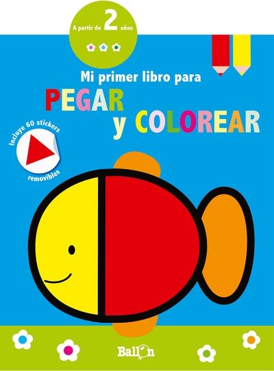 Pez - Mi primer libro para pegar y colorear