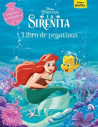 PASAJES Librería internacional: La Sirenita. Libro de pegatinas | Disney |  978-84-17529-47-5