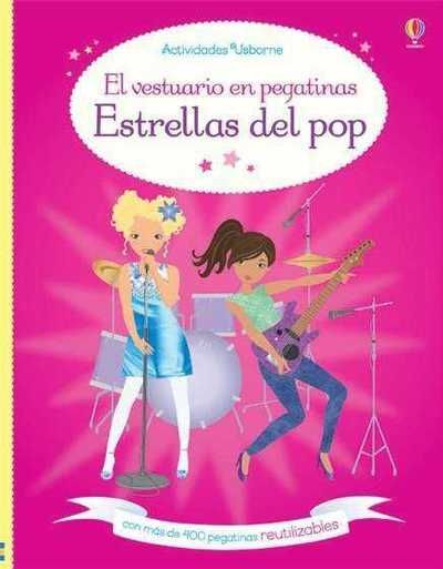 Las estrellas del pop. El vestuario en pegatinas