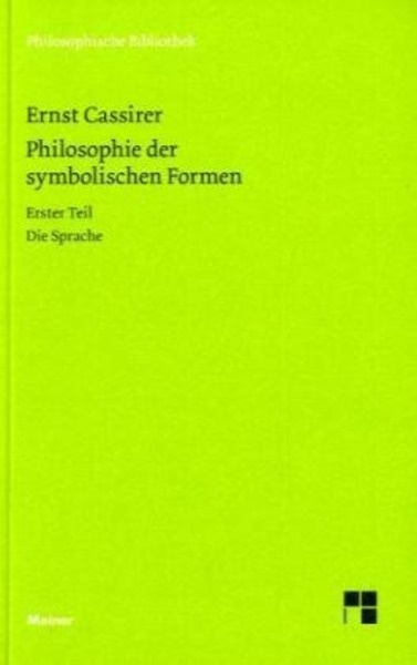 Philosophie der symbolischen Formen .   Tl.1