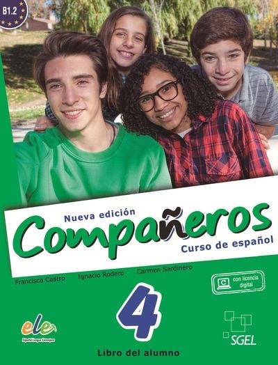 Compañeros 4 B1.2 (libro + cuaderno)   Con licencia digital