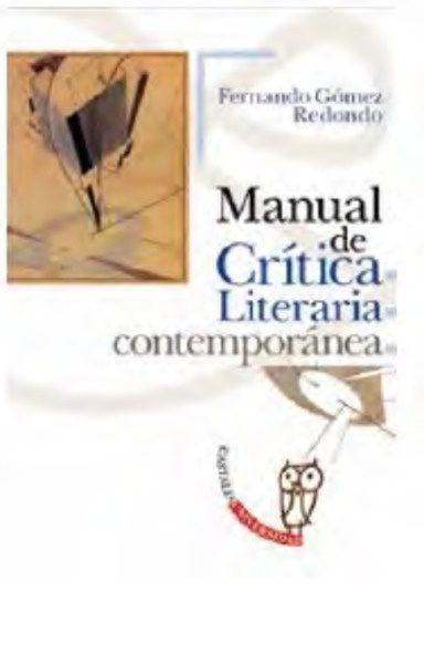 Manual de Crítica Literaria contemporánea