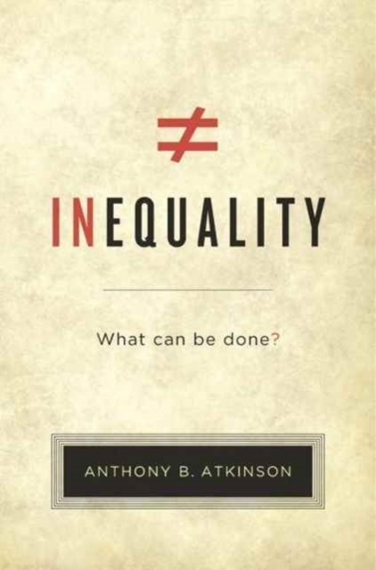 Inequality : What Can be Done?