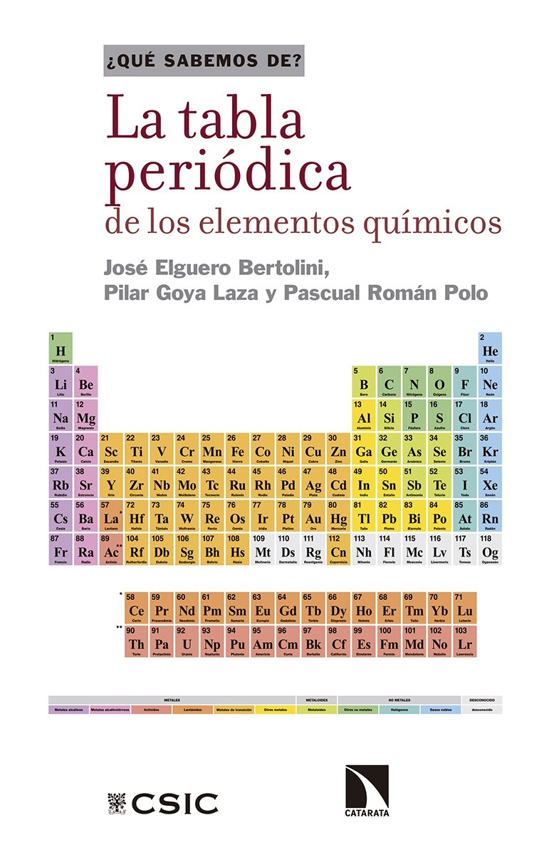 La tabla periódica de los elementos químicos