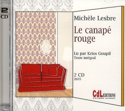 La canapé rouge avec 2 CD audio