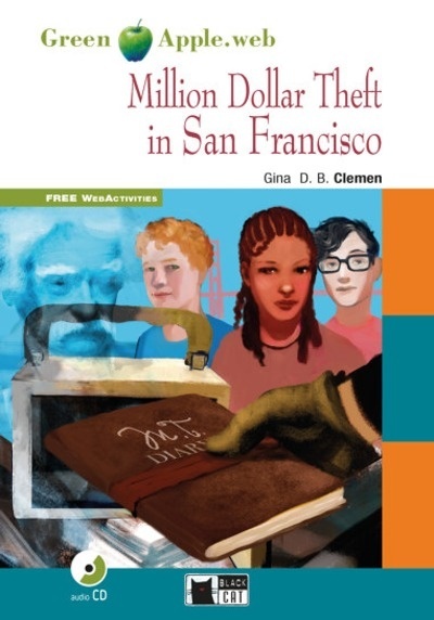 Million Dollar Theft In San Francisco. Book and CD  (A2.B1)