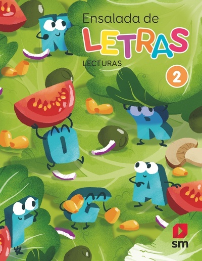 Lecturas: Ensalada de letras. 2 Primaria. Más Savia