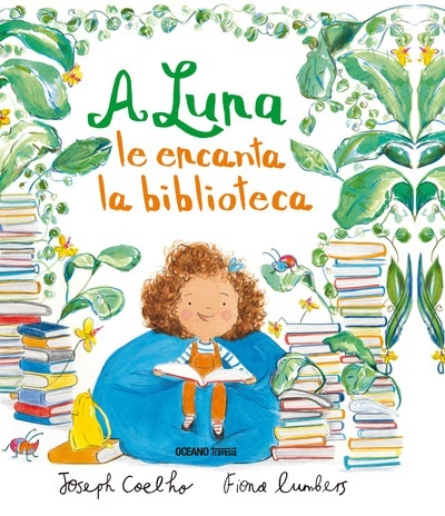 A Luna le encanta la biblioteca